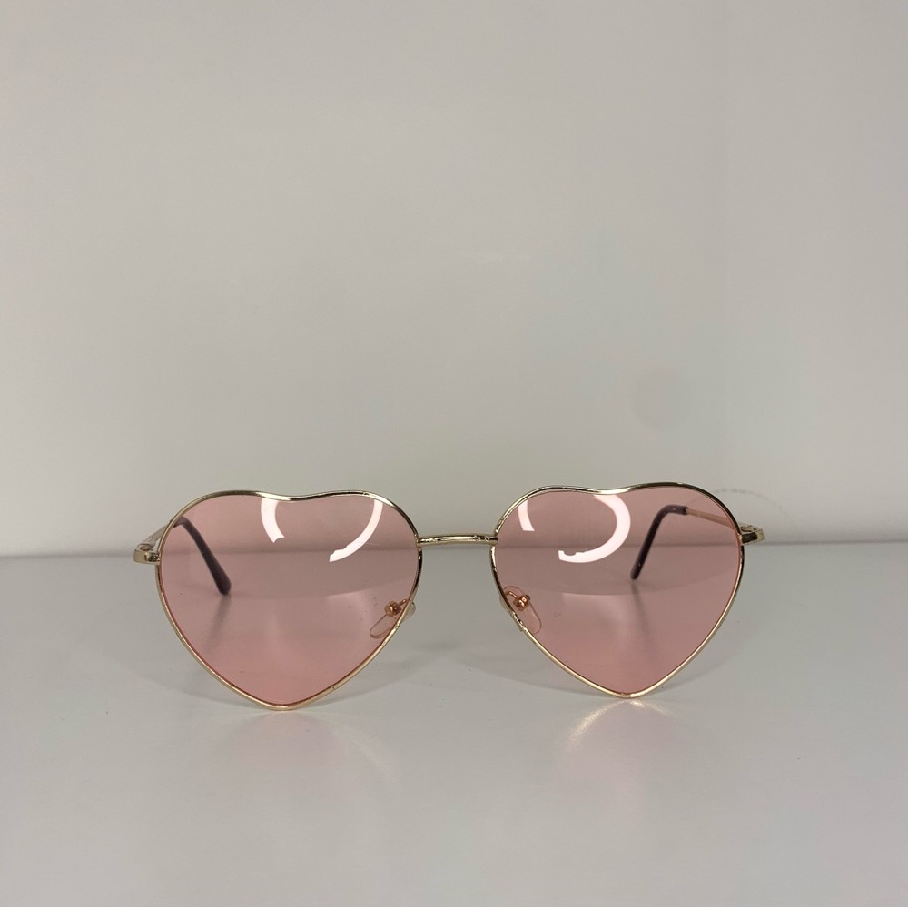Heart shaped sunglasses